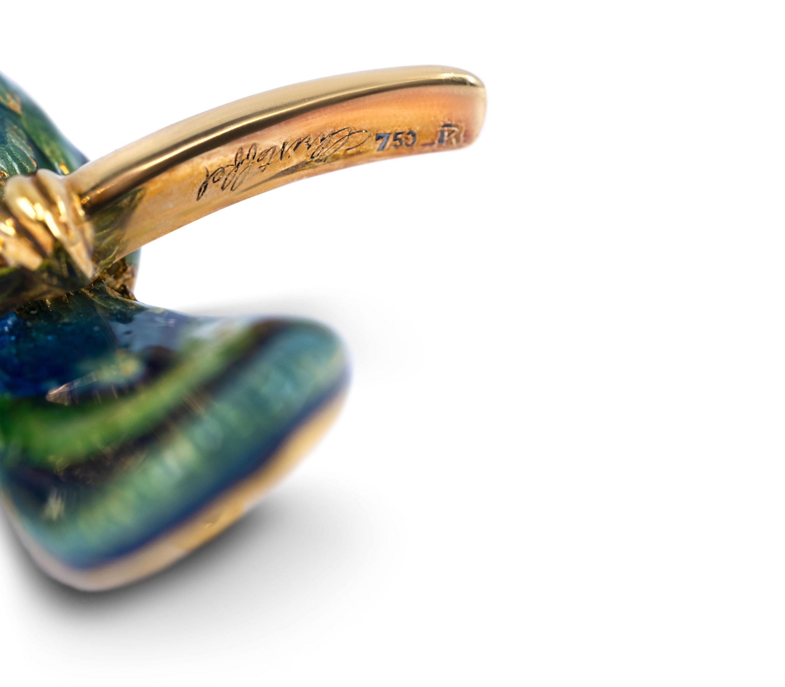 Christoffel Kingfisher Broche