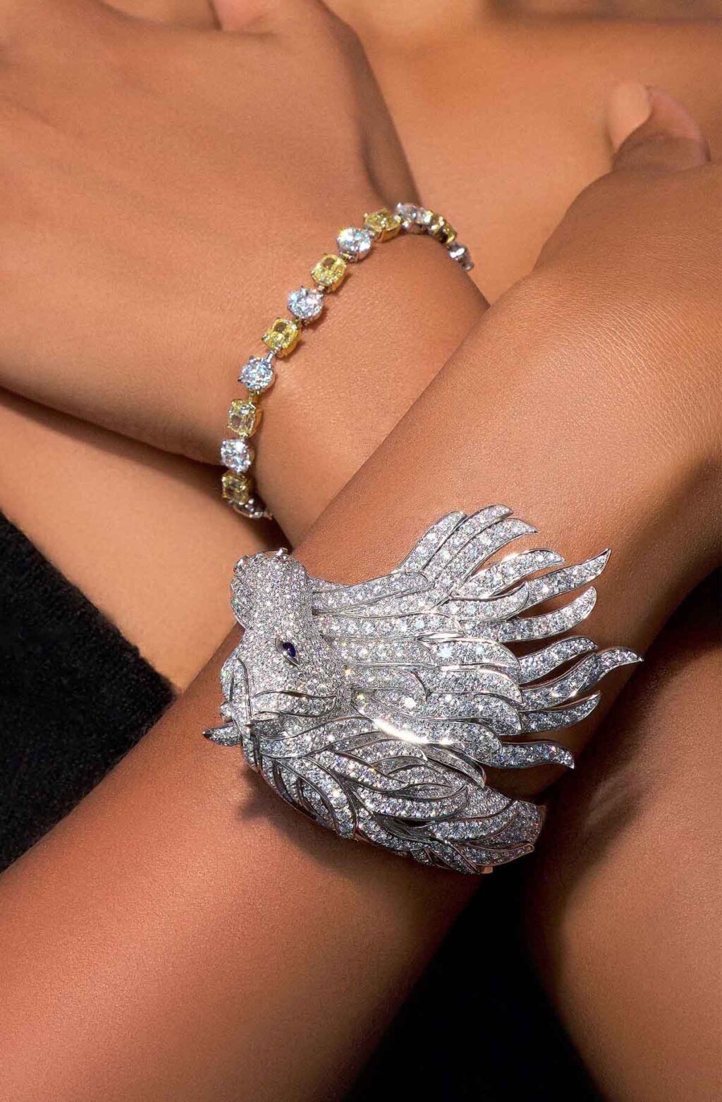 Браслет из бриллиантов 21 карат