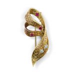 Boucheron зажим для корсажа «Noeud»