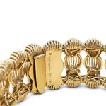 Boucheron宝诗龙18k金、蓝宝石和钻石手链
