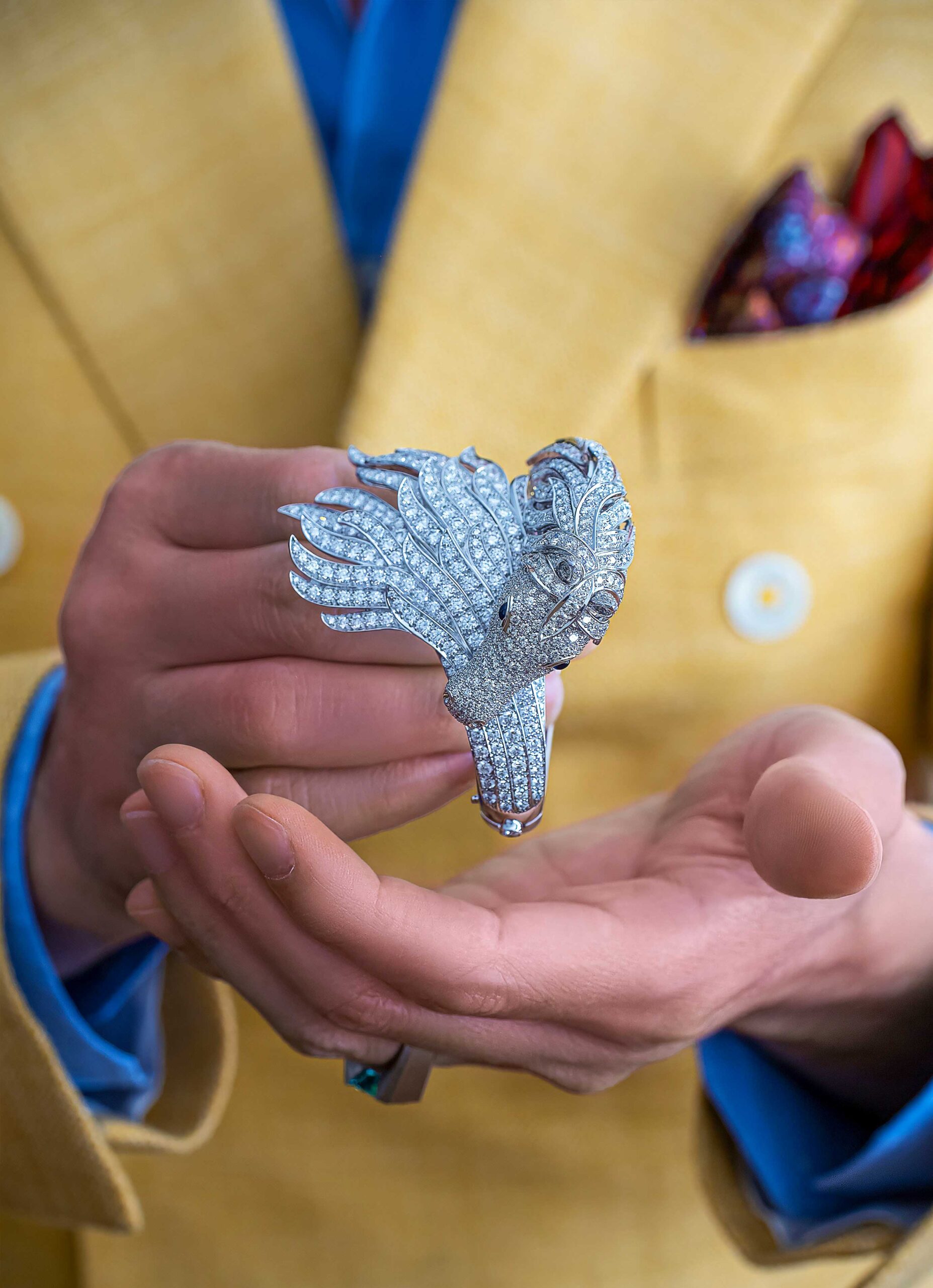 Boucheron “Pegase” Bracelet in the hands of Eduard Grygorian