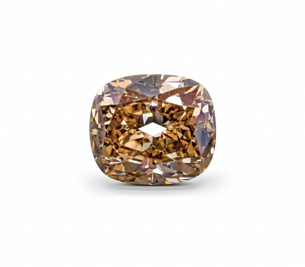 Fancy Dark Brown-Yellow бриллиант весом 11,60 карата (GIA)