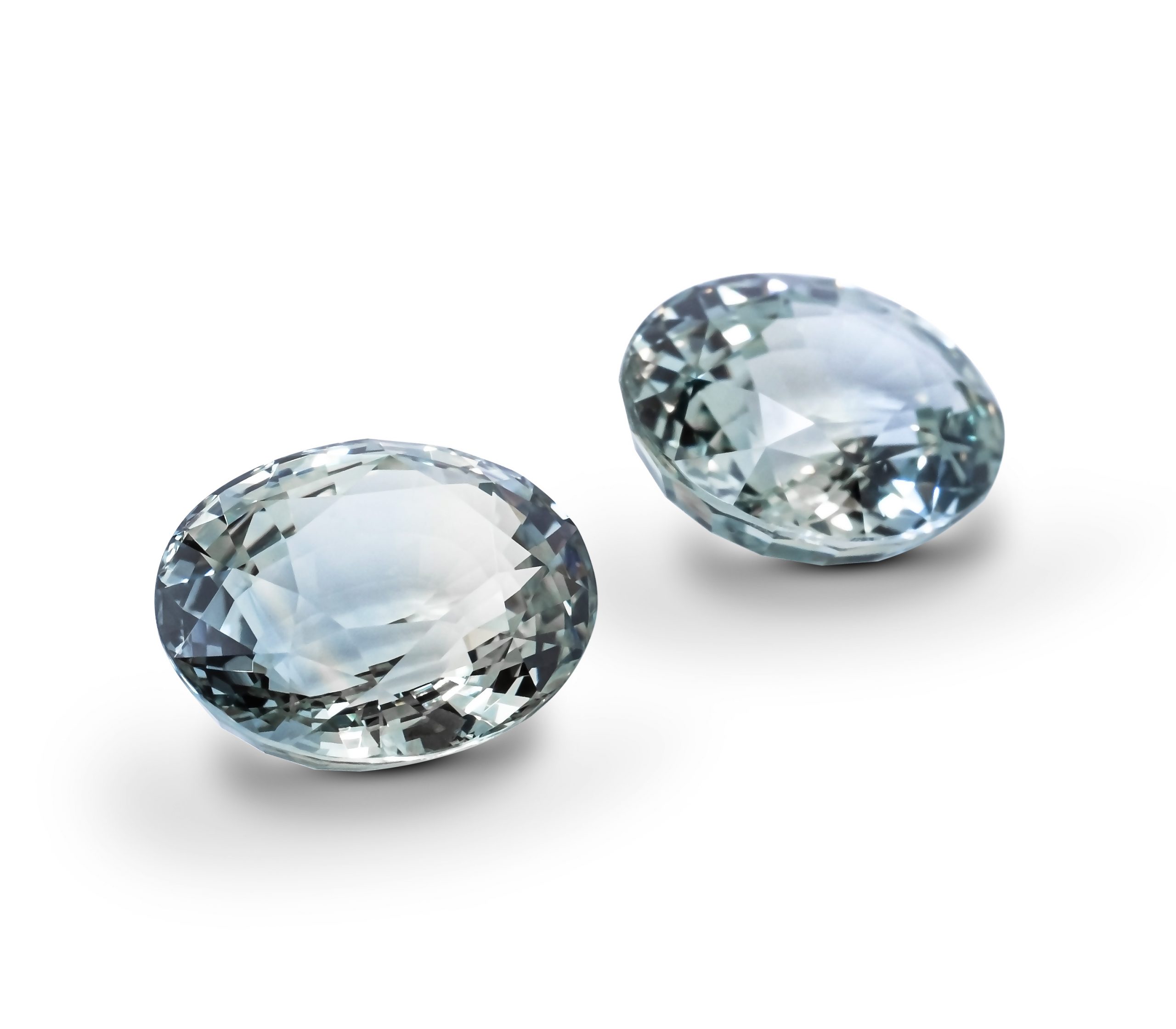 A pair of 19.16 carats Sapphires