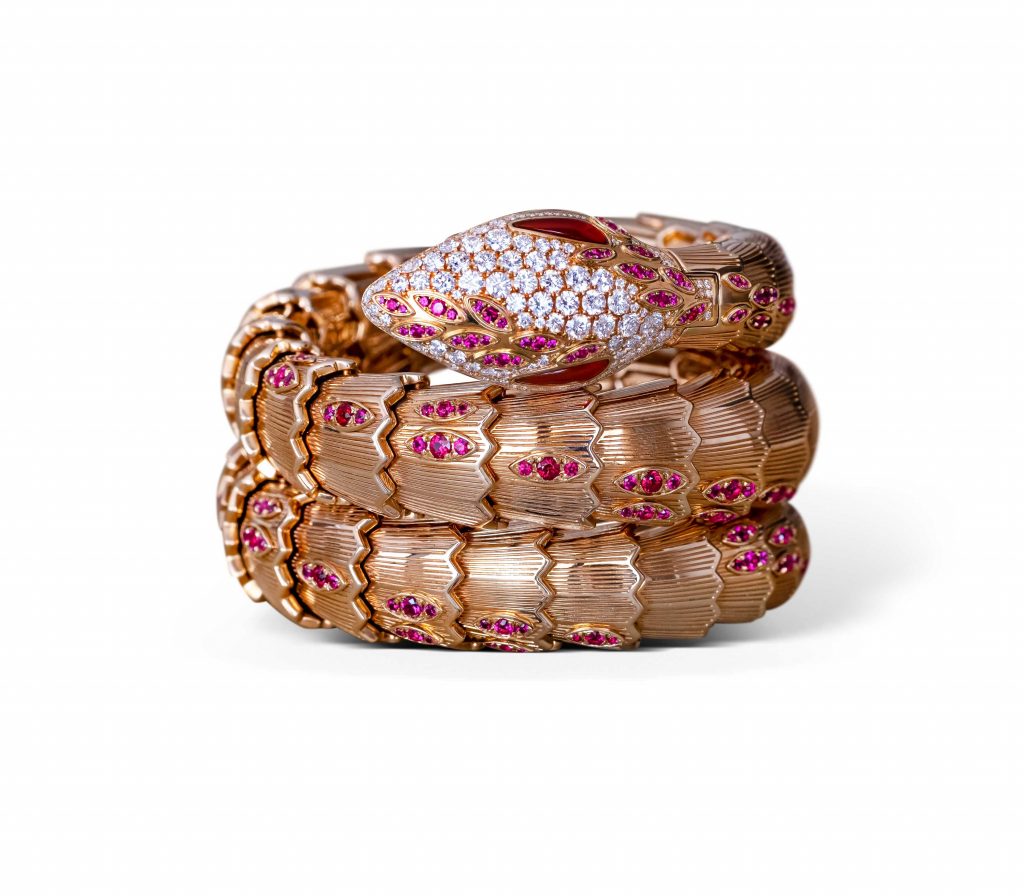 Bracelet de haute joaillerie Bulgari Serpenti Secret
