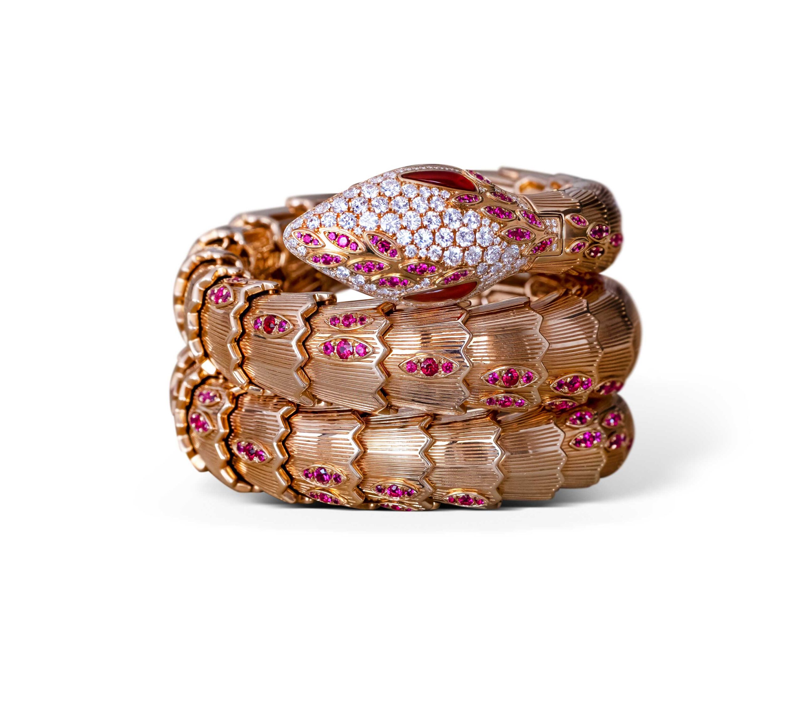 Bracelet de haute joaillerie Bulgari Serpenti Secret