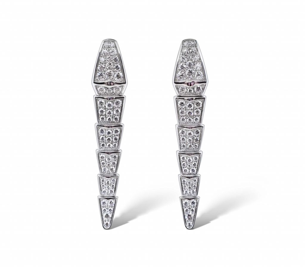 Les boucles d’oreilles Bulgari « Serpenti Viper »