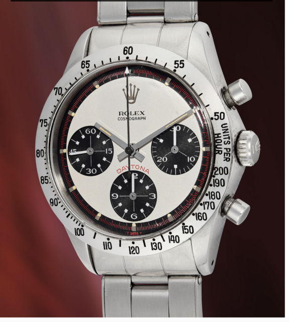 Rolex de luxe à la vente aux enchères Phillips
