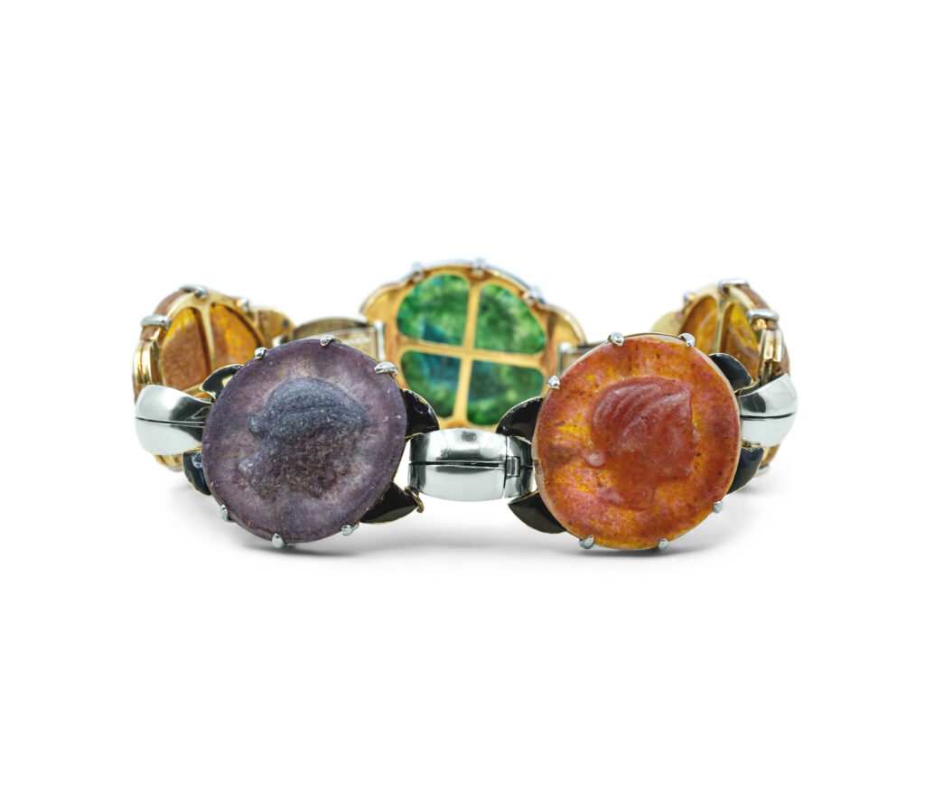 Bracelet Art déco français de l’atelier Ostertag