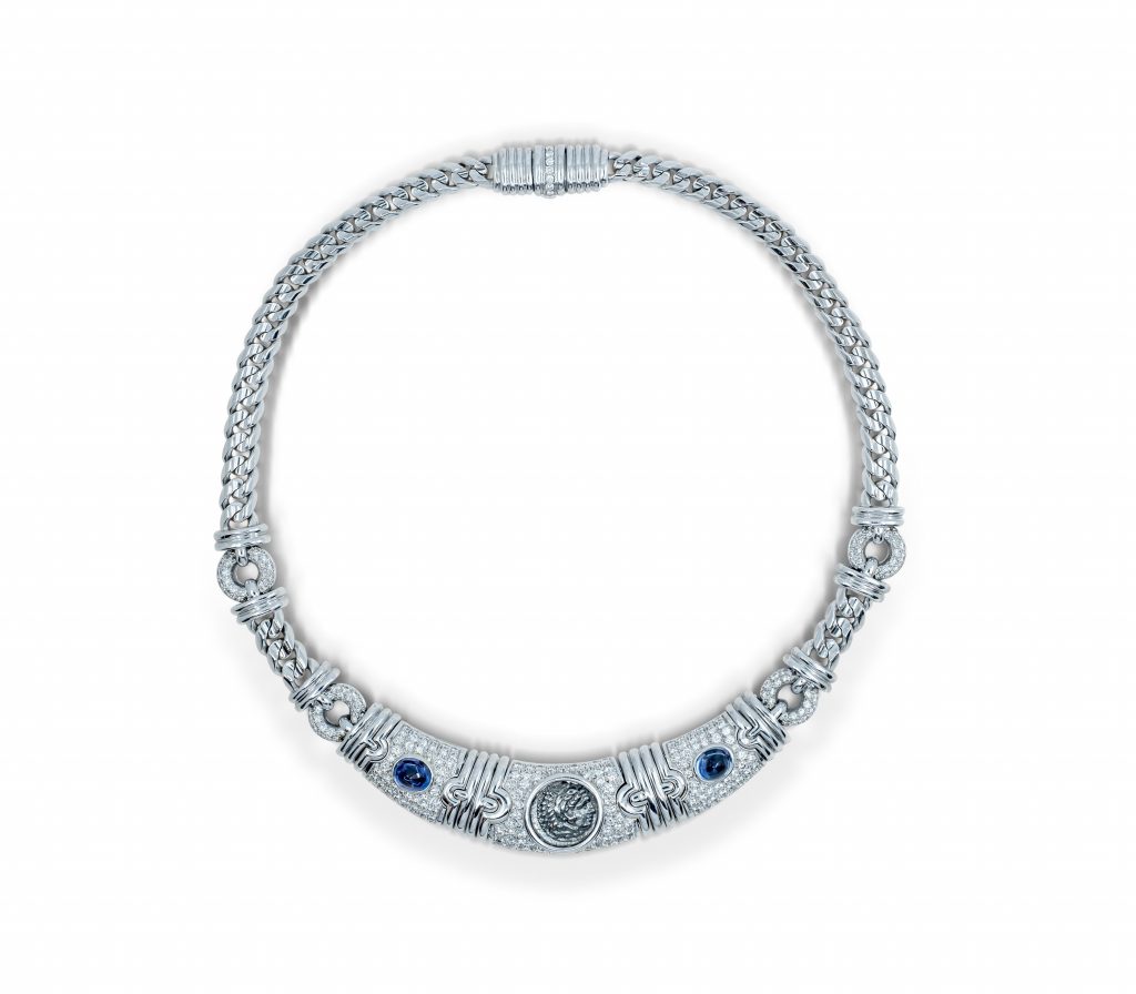 Collier de pièces de monnaie anciennes Bulgari