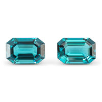 Pair of Namibian Lagoon Tourmalines of 7.08 Carats