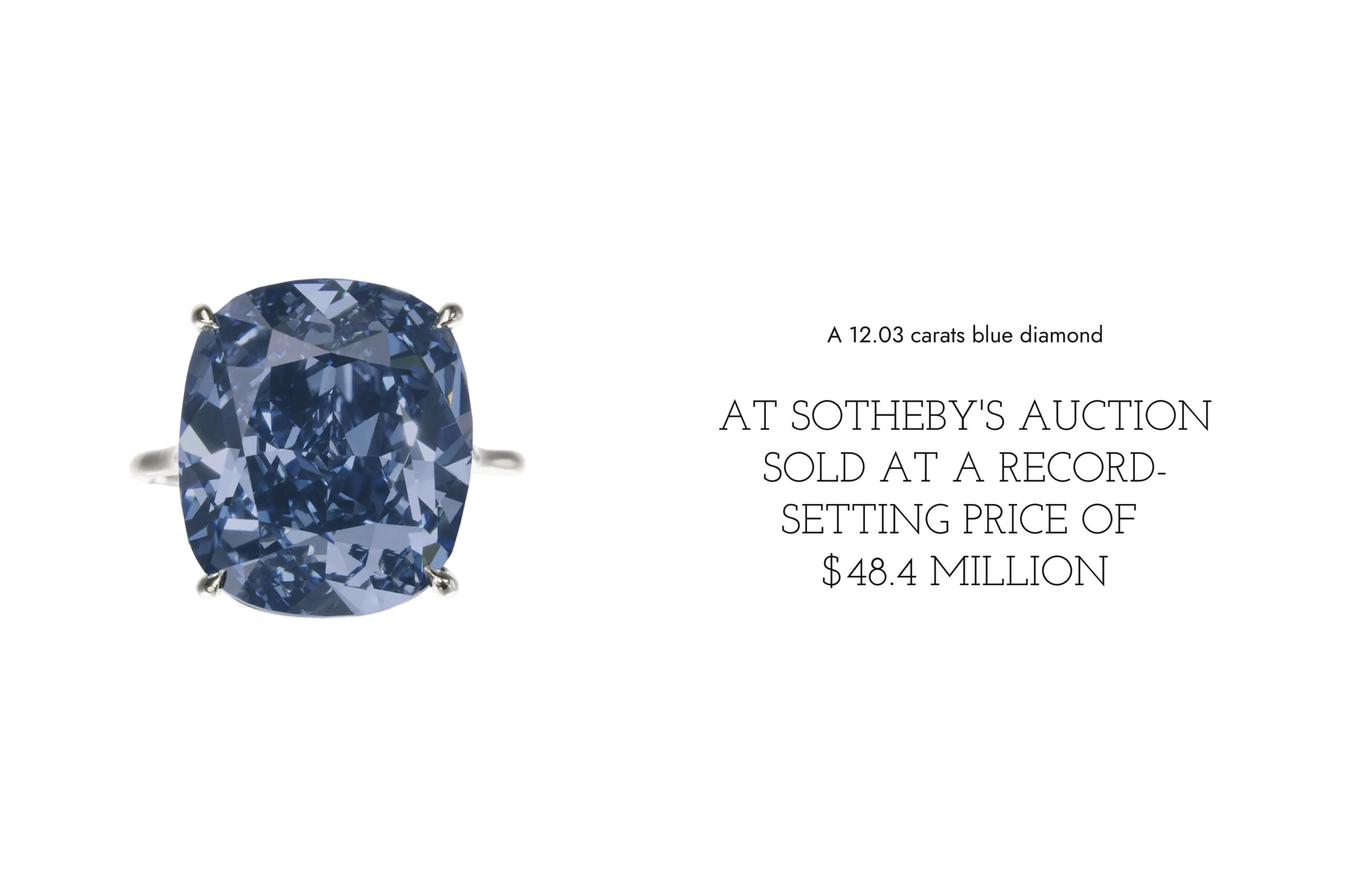A stunning Blue Lagoon sapphire ring featuring a deep blue gemstone surrounded by sparkling diamonds, set in an elegant white gold or platinum band on a white background.