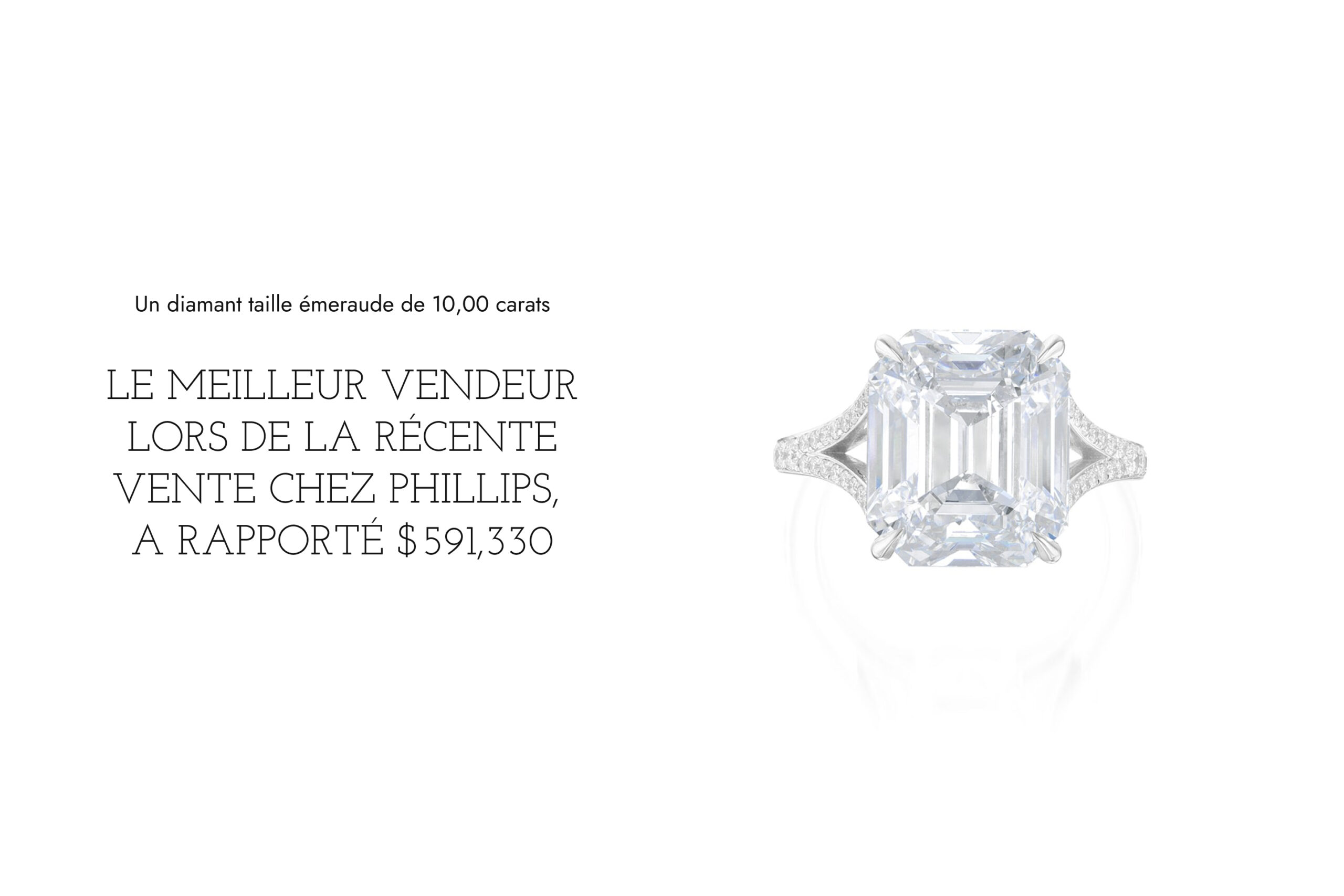Une bague en diamant sophistiquée au design moderne, ornée d’un diamant taille radiant, présentée sur un fond blanc.