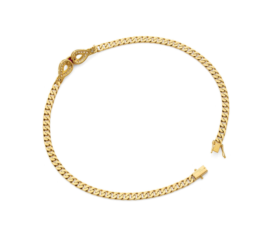 Collier Boucheron avec Rubis et Diamants