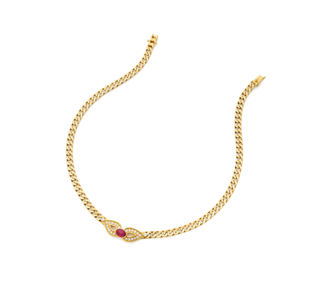 Collier Boucheron avec Rubis et Diamants
