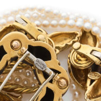Chaumet “羚羊”复古黄金钻石珍珠套组