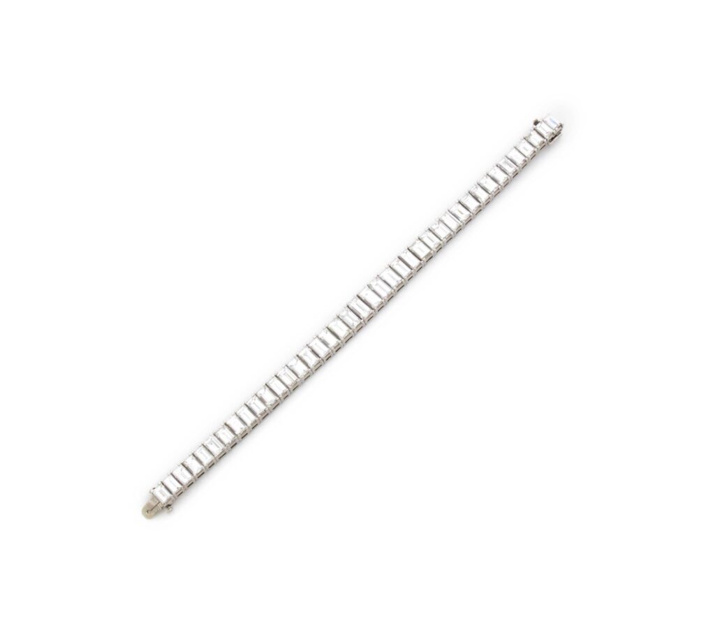 28 Carats Diamond Line Bracelet
