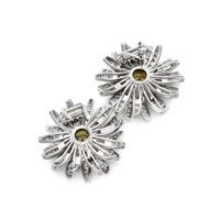 Maino Floral Diamond Clips