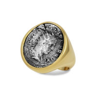 Bulgari Imperial Roman Coin Signet Ring