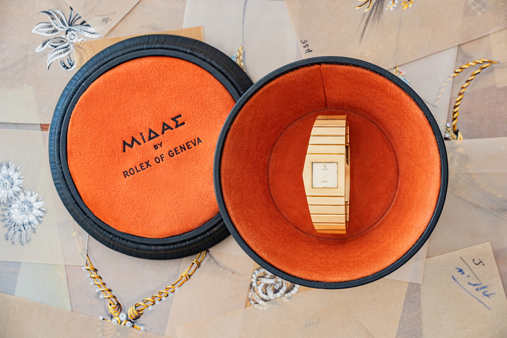 Rolex King Midas in the decorative box