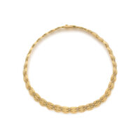 Cartier Navette Diamond & Gold Link Necklace