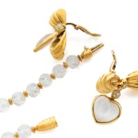 Комплект Boucheron из горного хрусталя и бриллиантами 1970-х