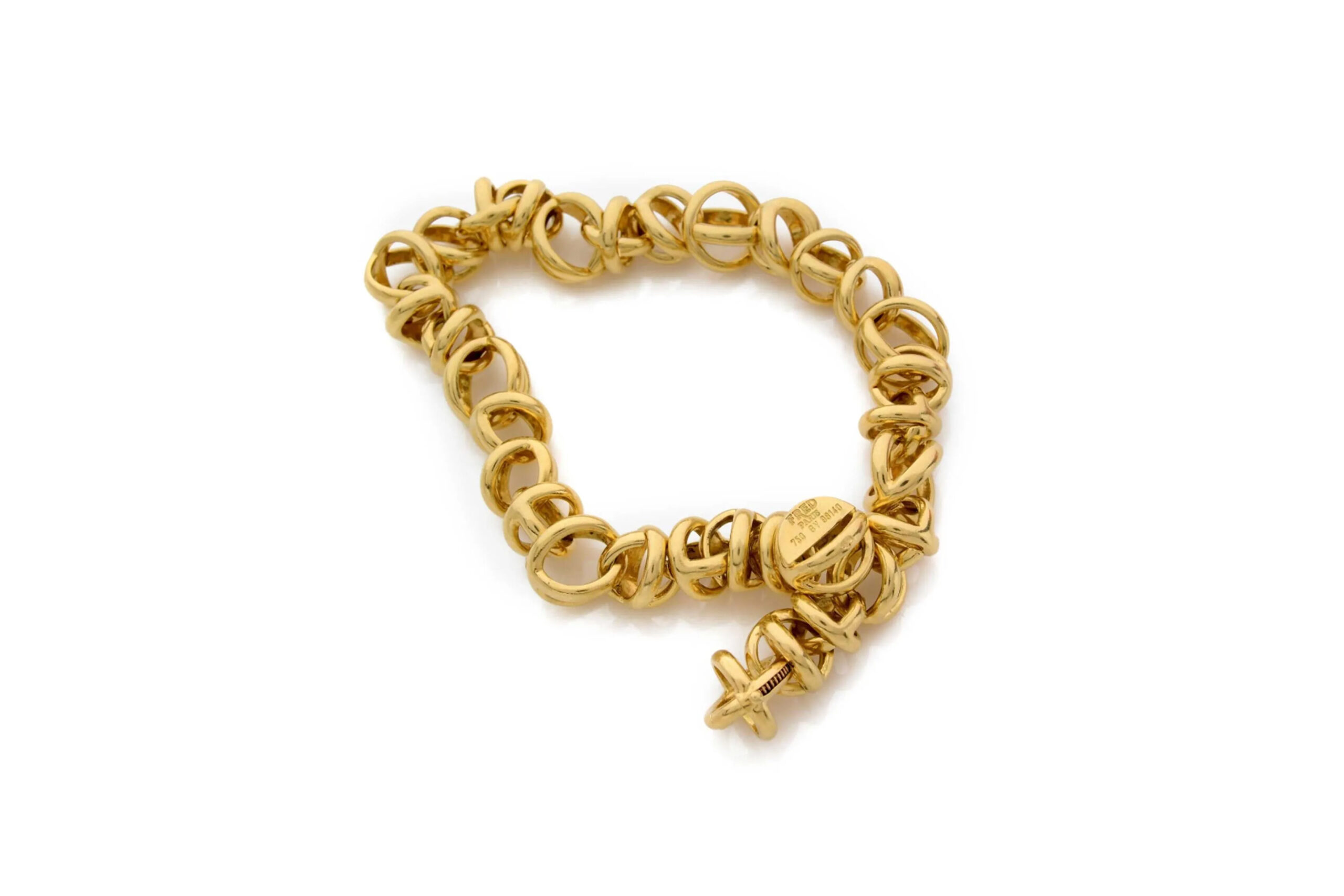 Vintage Fred Bracelet on white background