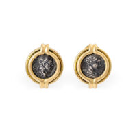 Bulgari「Monete」金质耳环