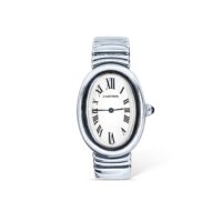 Cartier Baignoire Oval White Gold Watch
