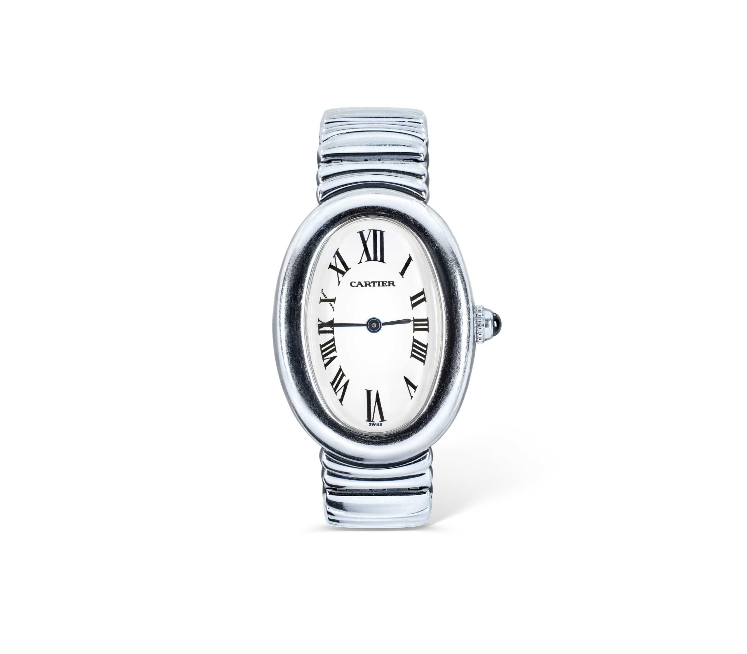 Cartier Baignoire Oval White Gold Watch
