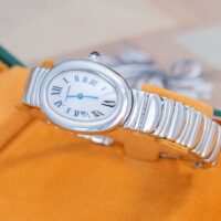 Cartier Baignoire Oval White Gold Watch