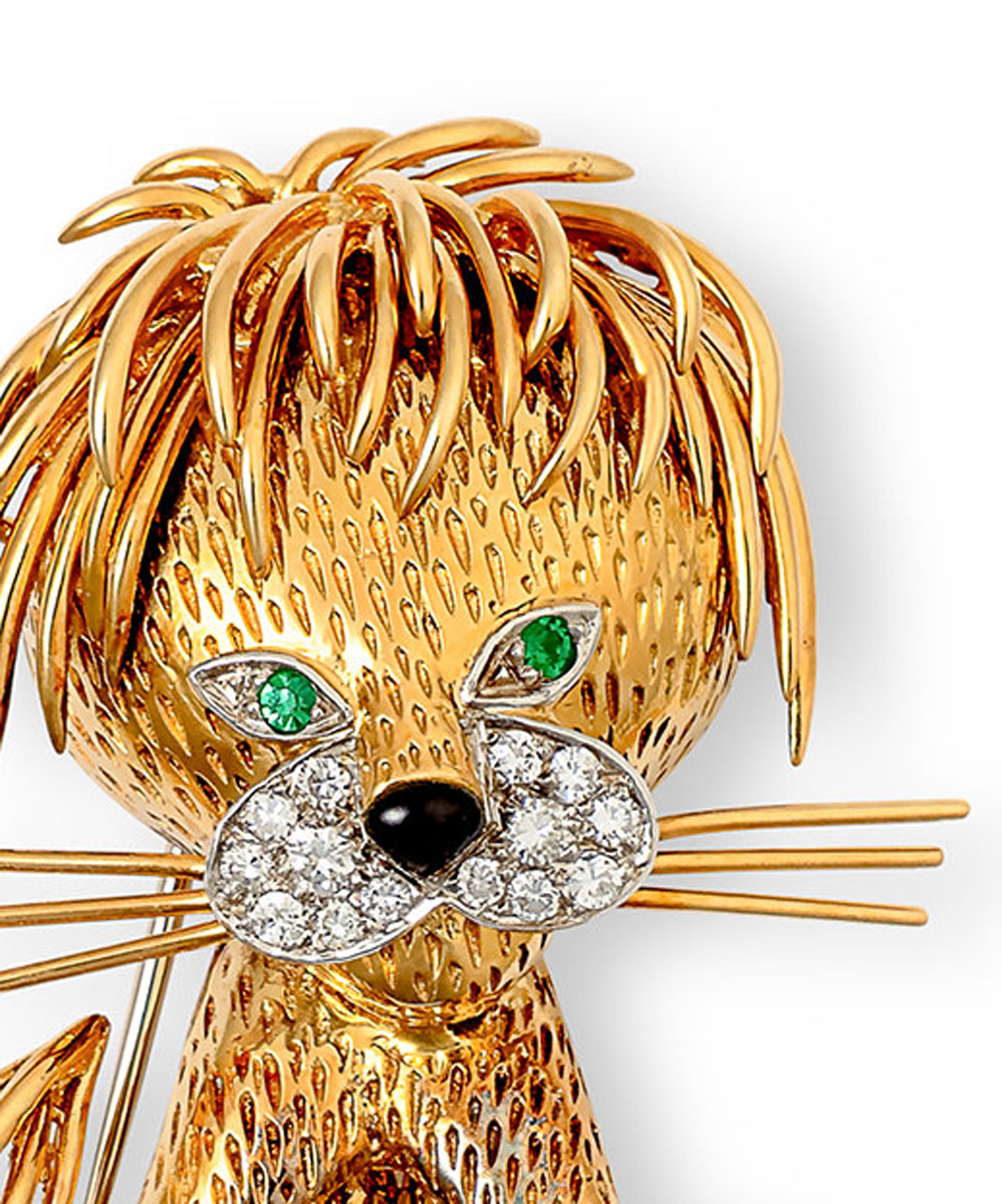 Van Cleef & Arpels ‘Lion Ébouriffé’ Brooch