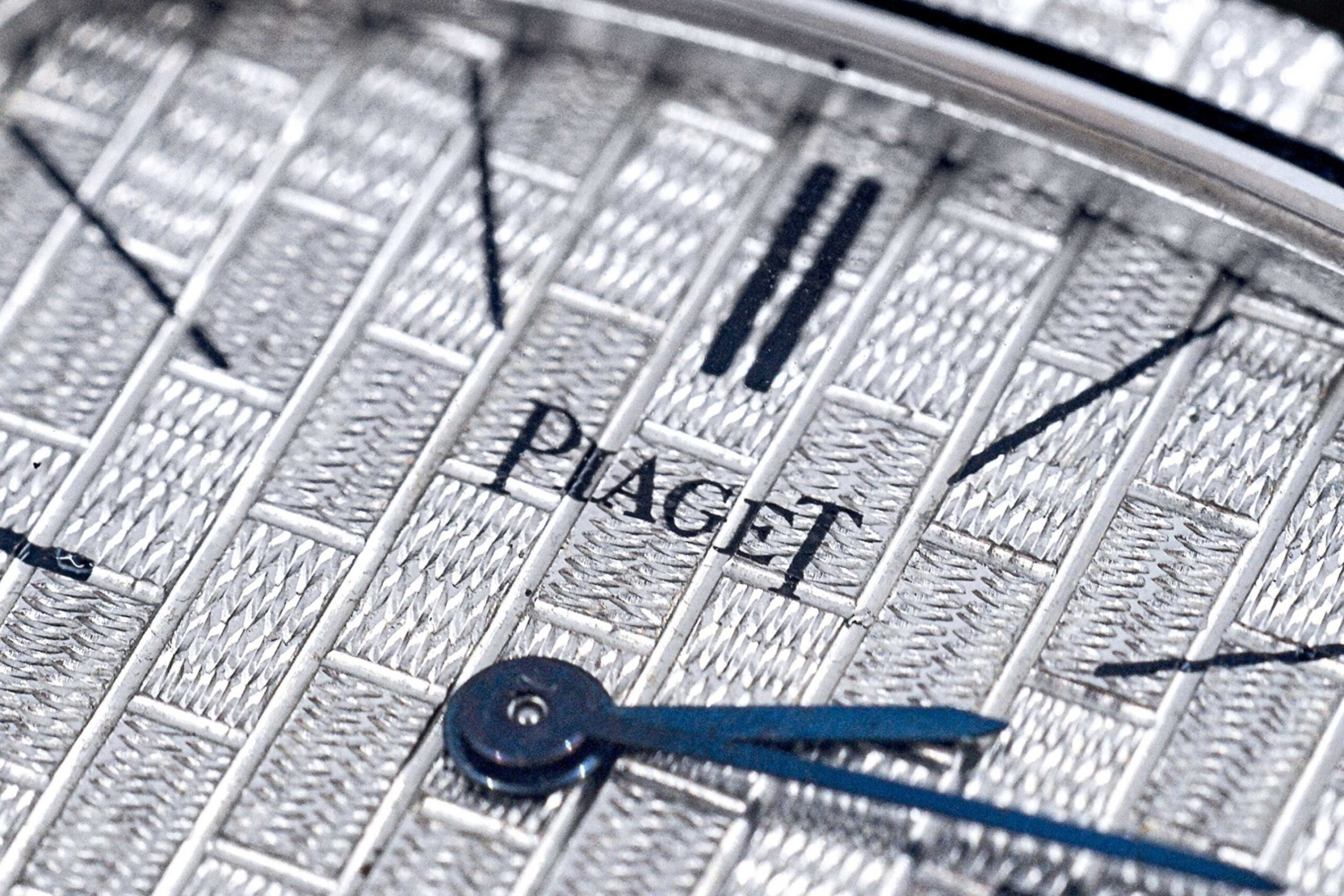 The close up of Piaget watch
