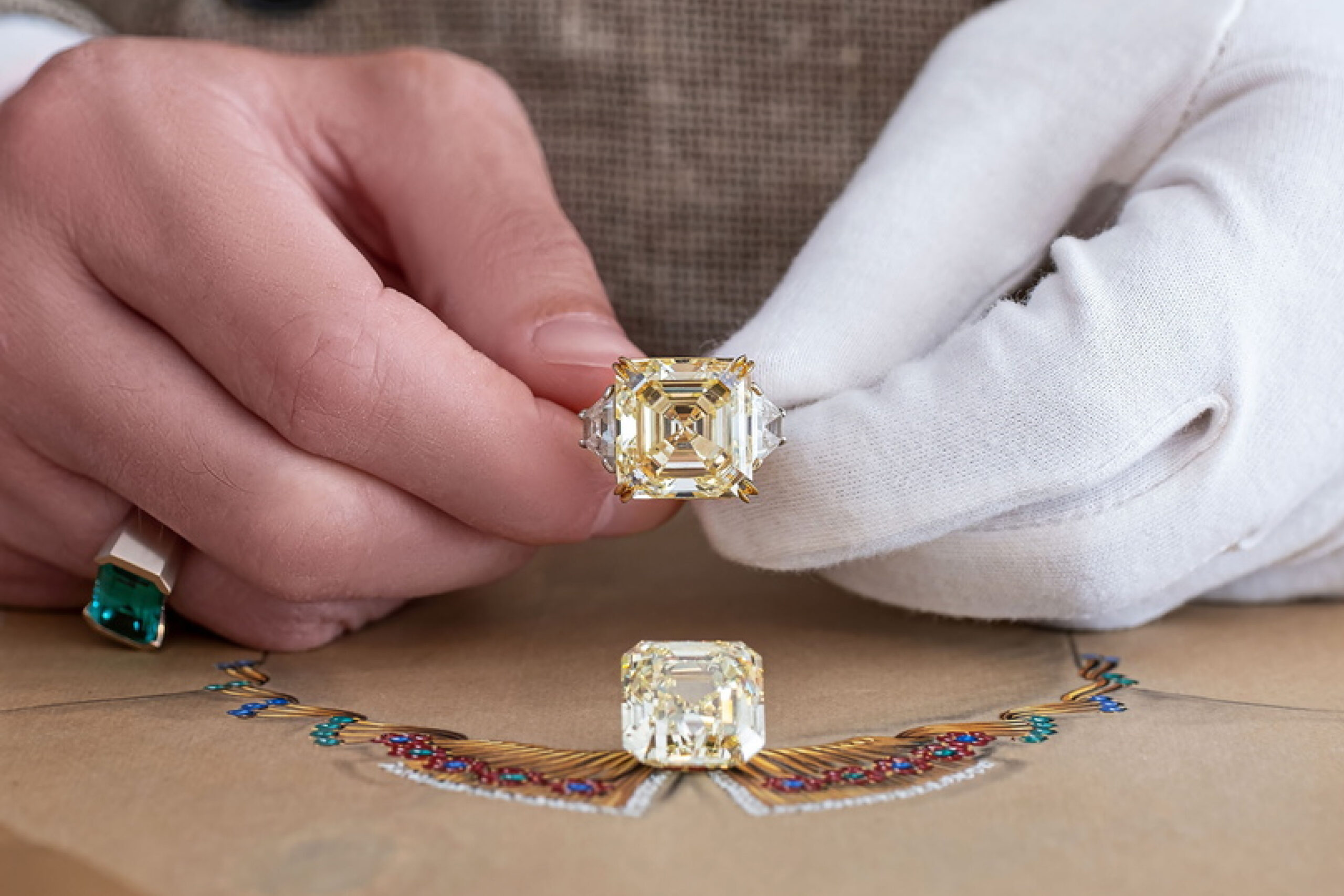 Original design concept featuring precious gemstones 