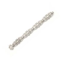 Art Deco Diamond and Platinum Bracelet