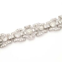 Art Deco Diamond and Platinum Bracelet