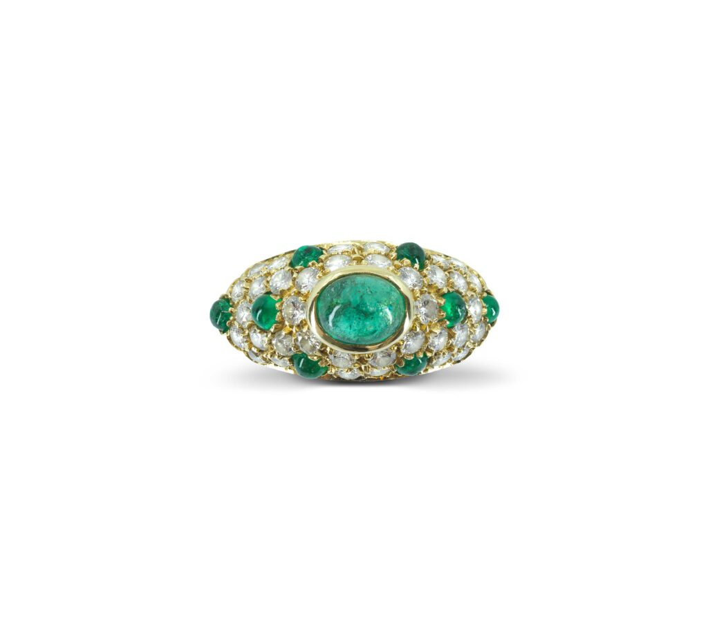 Cartier Bague « Corinthe » avec émeraudes et diamants