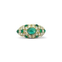 Cartier Bague « Corinthe » avec émeraudes et diamants