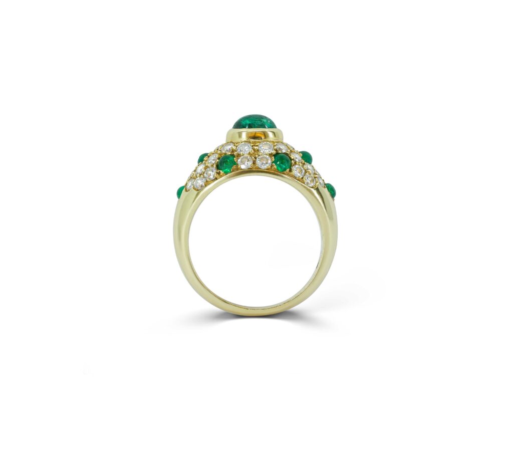 Cartier Bague « Corinthe » avec émeraudes et diamants