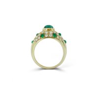 Cartier Bague « Corinthe » avec émeraudes et diamants