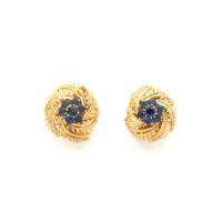 Cartier Sapphire Ear Clips