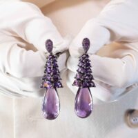 De Grisogono Amethyst Drop Earrings