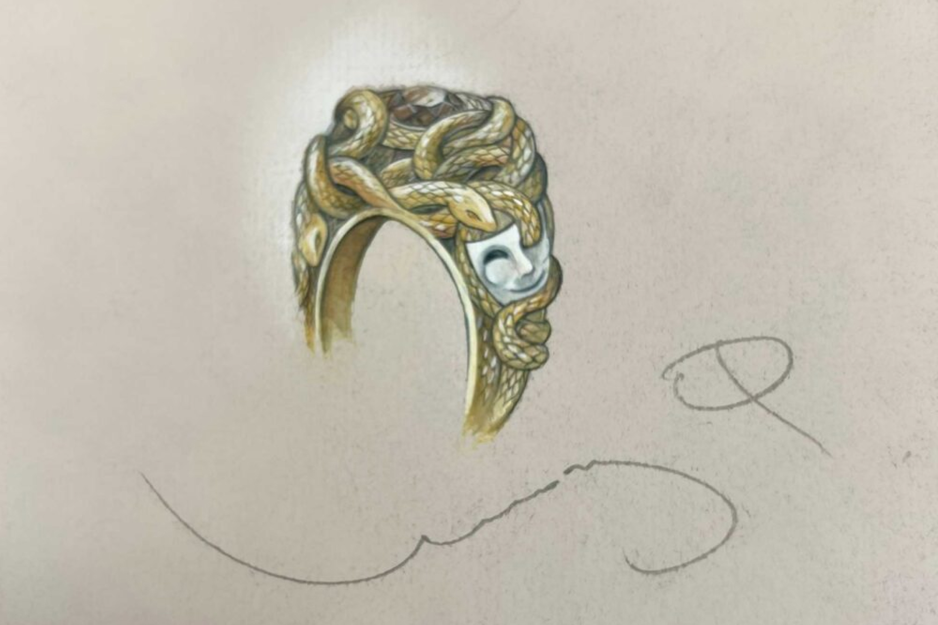 The sketch of Myth Ring