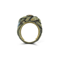 One-of-a-Kind Venetian Myth Serpent Ring