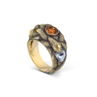 One-of-a-Kind Venetian Myth Serpent Ring