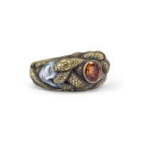 One-of-a-Kind Venetian Myth Serpent Ring