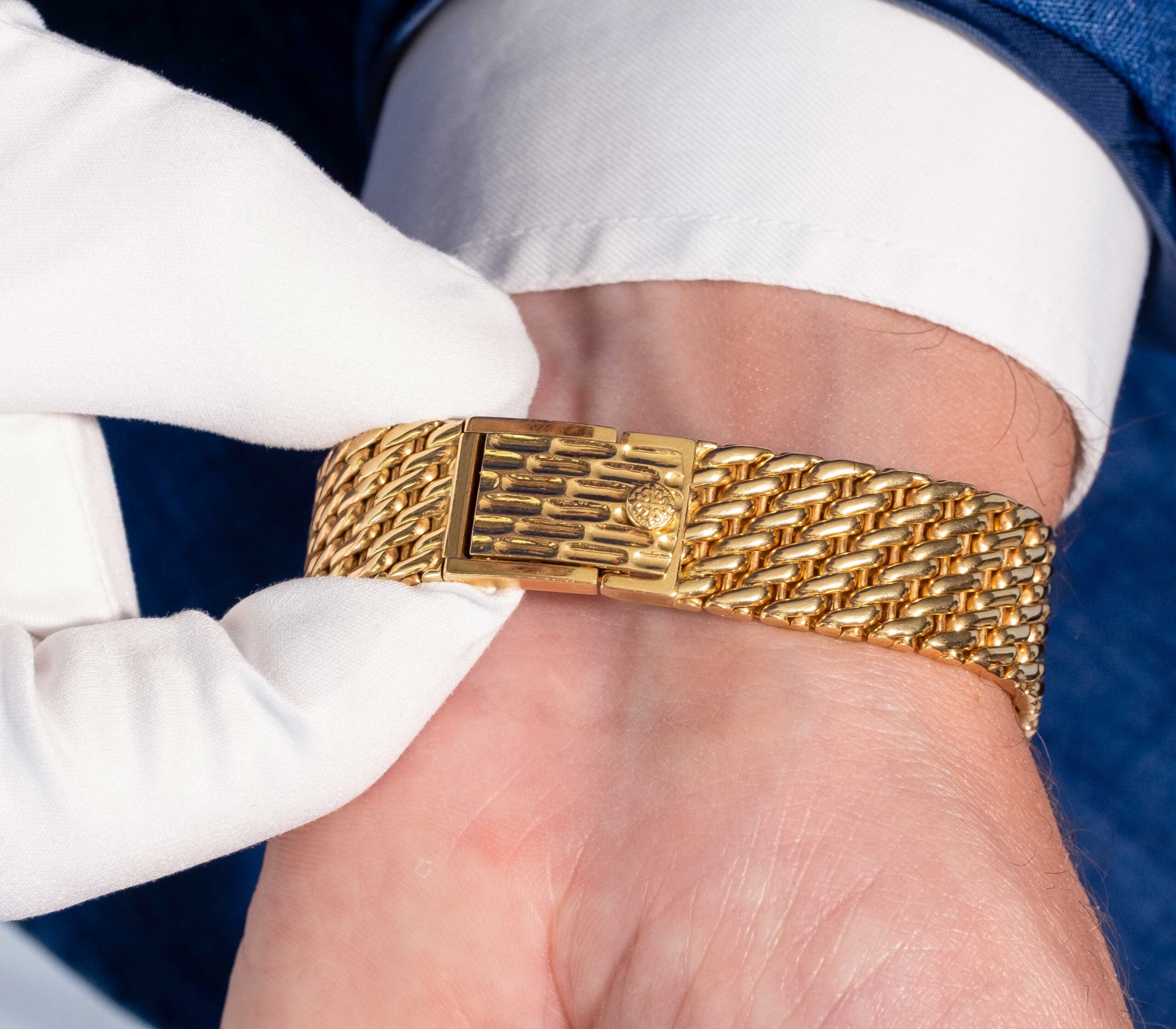 Patek Philippe 3788 Golden Ellipse Yellow Gold Blue Dial
