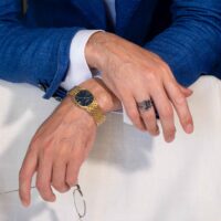 Patek Philippe 3788 Golden Ellipse Yellow Gold Blue Dial