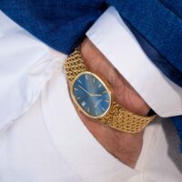 Patek Philippe 3788 Golden Ellipse Yellow Gold Blue Dial
