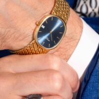 Patek Philippe 3788 Golden Ellipse Yellow Gold Blue Dial
