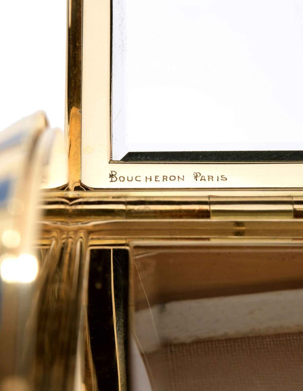Boucheron Rare Enamel and 18k Gold Minaudiere